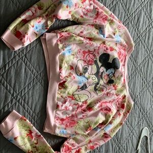 Mickey Mouse croped long sleeve